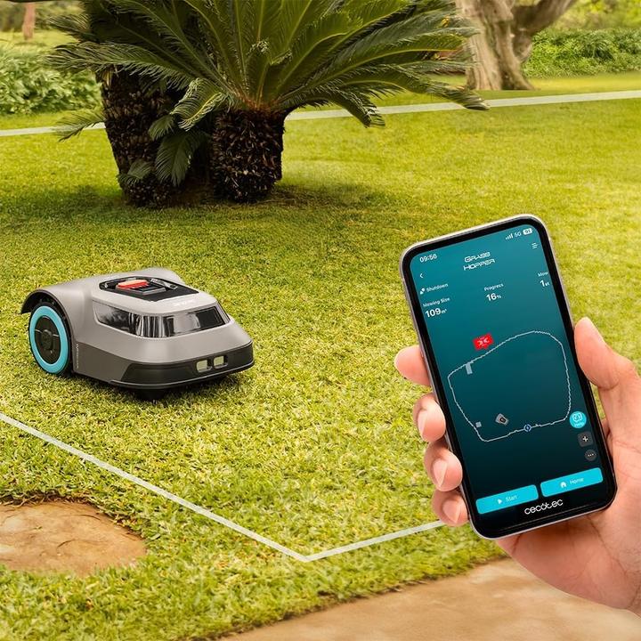 Actual product image Cecotec Grasshopper 500 Map Connected Robot Mower (500 m², Boundary wire)
