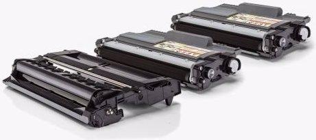 Produktbild Inkadoo Toner vorteilspack kompatibel zu Brother TN-2220 / DR-2200 enthält 1x Bildtrommel / 1x