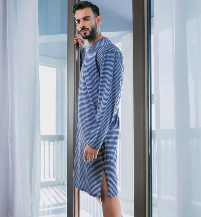 Produktbild Ammann Herren-Nachthemd "EXTRA LIGHT COTTON" (58)