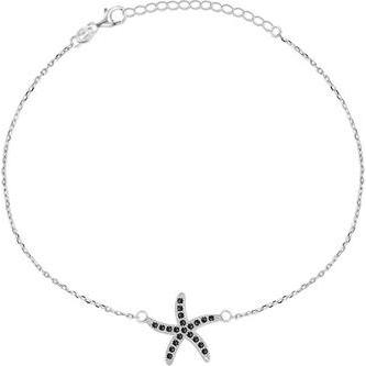 Brilio, Armschmuck, Silver - Designer silver starfish bracelet BRC24WBC