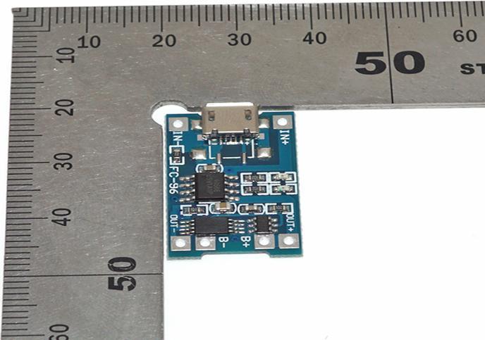 Actual product image Allnet 4duino 5V 1A Lit-Battery Micro USB Charger with protection Module