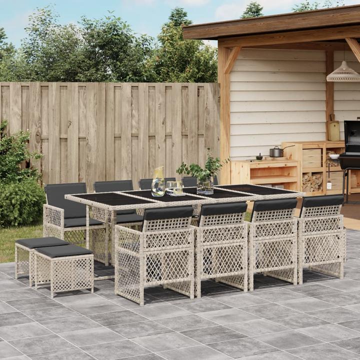 Produktbild vidaXL Garten Essgruppe (220 x 106 x 73 cm)