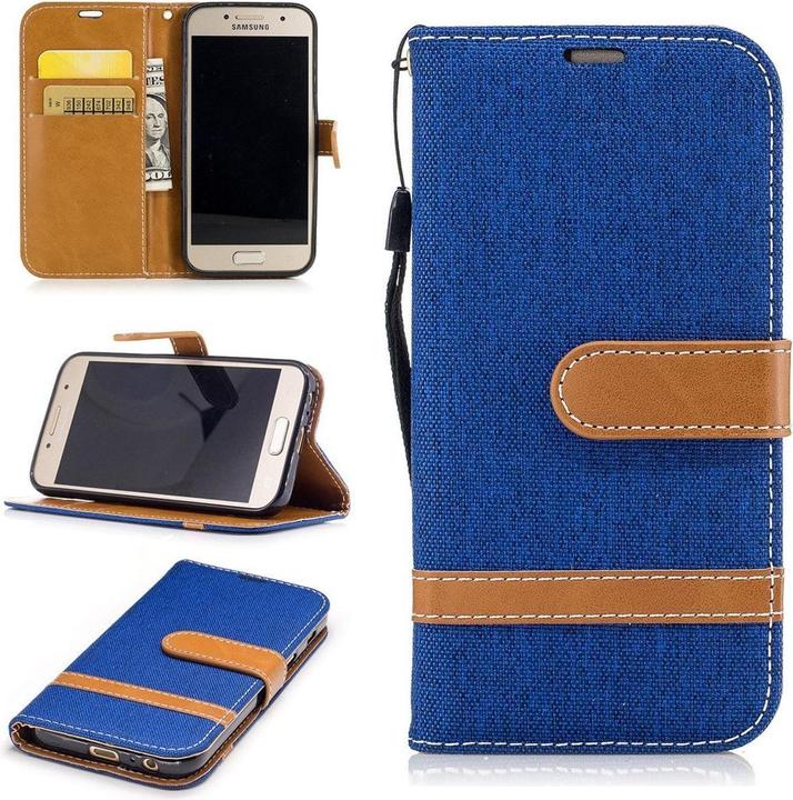 Produktbild König Design Hülle Handy Schutz für Samsung Galaxy A3 (2017) Case Cover Tasche Wallet Etui (Samsung Galaxy A3 (2017))