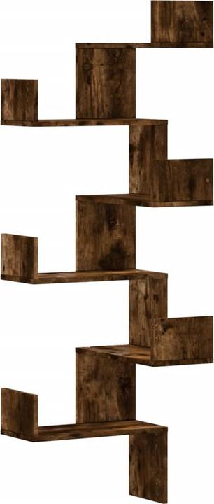 Immagine prodotto VidaXL Scaffale a muro ad angolo (45 x 45 x 147 cm)