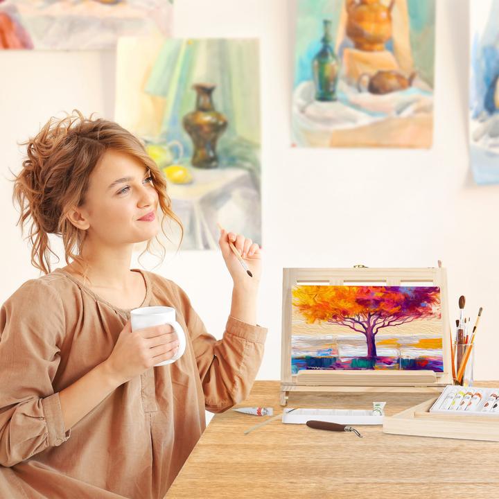 Actual product image Relaxdays Table easel