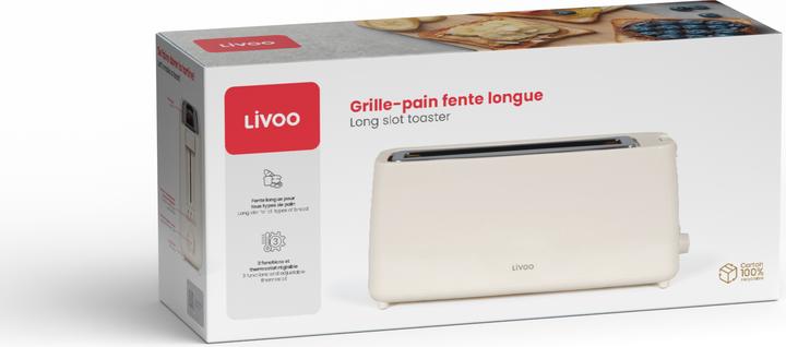 Productafbeelding Livoo Toaster mit breitem Brotschlitz