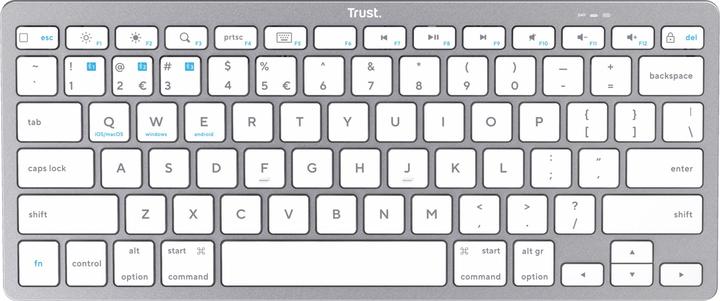 Actual product image Trust BASICS Bluetooth Keyboard EN (DE, Wireless)