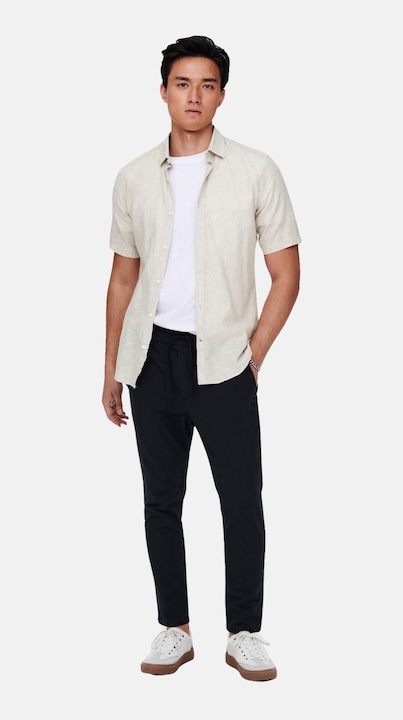 Immagine prodotto Only & Sons Camicia a maniche corte in lino (XS)
