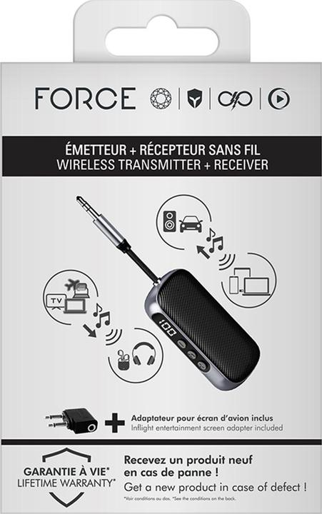 Immagine prodotto Force Play 2-in-1 Bluetooth Adapter (Trasmettitore e ricevitore)