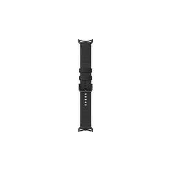 Thumbnail - Google Leather Band (Leder), Uhrenarmband, Schwarz, Grau