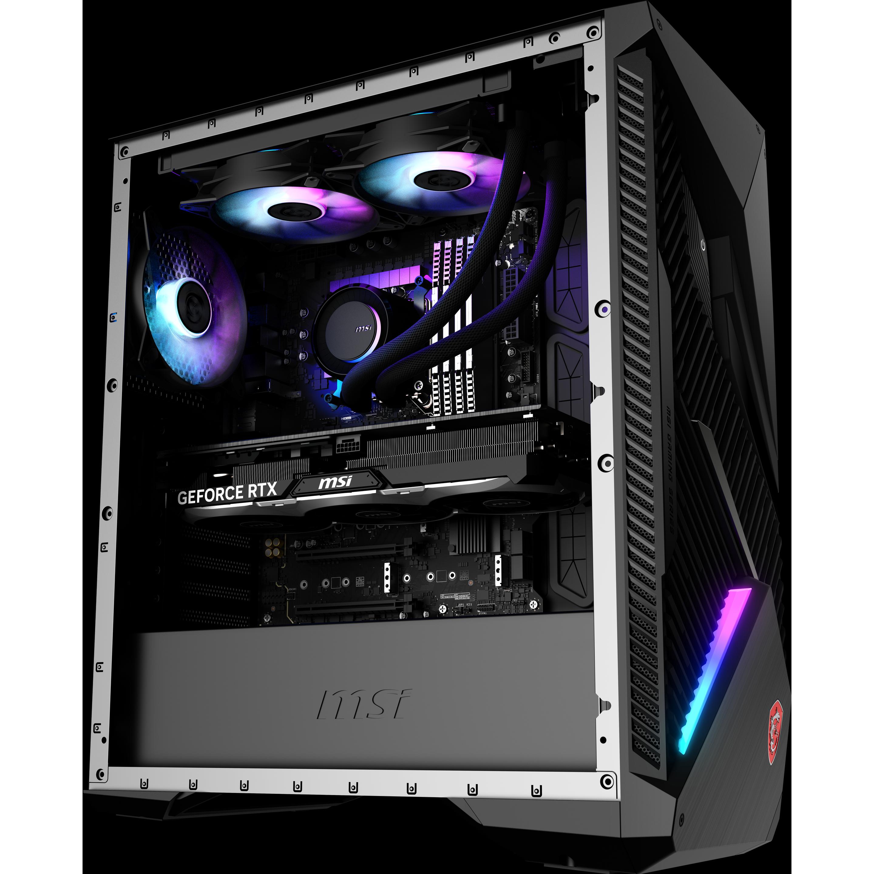 MSI MPG Infinite X2 14NUF7-459AT (Intel Core i7-14700KF, 32 GB, 1000 GB, GeForce RTX 4070 Ti Super), PC, Schwarz