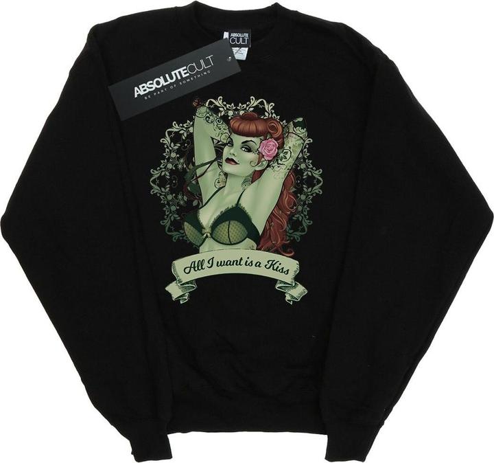 Actual product image Mens Poison Ivy All I want Is A Kiss Sweatshirt (XXL)