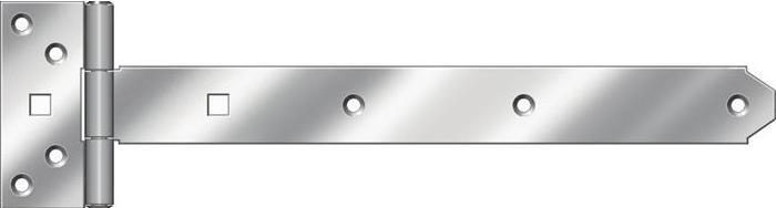 Immagine prodotto Hohage Gancio a croce n. 124 L.300xL.34xSpessore 2,5 mm Acciaio cromato blu chiaro (10 pz.)