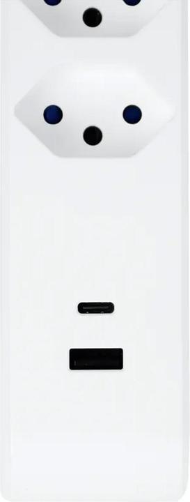 Actual product image Steffen Iq Pro (6 x, USB-A, USB-C, 3 m)