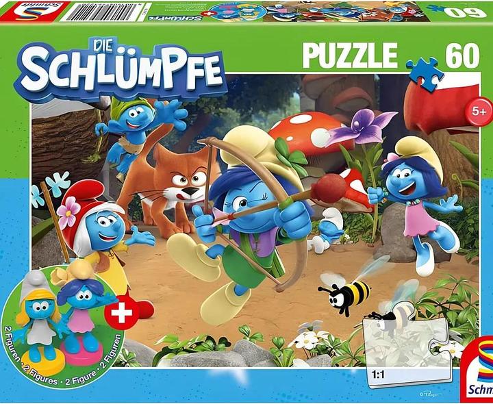 Produktbild Schmidt Spiele Azrael in Schlumpfhausen 60 Teile (60 Teile)