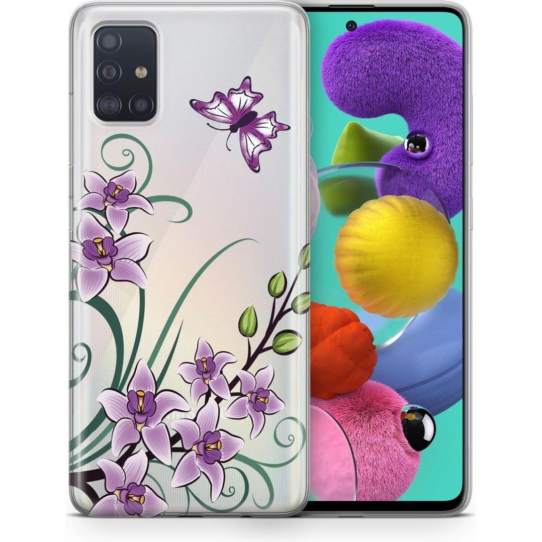 König Design Hülle Handy Schutz für Samsung Galaxy A51 Case Cover Tasche Bumper Etuis TPU Neu (Samsung Galaxy A51), Smar...