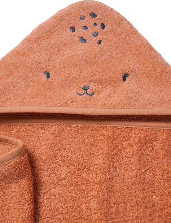 Image du produit Vertbaudet Serviette de bain bébé & enfant à capuche en coton recyclé