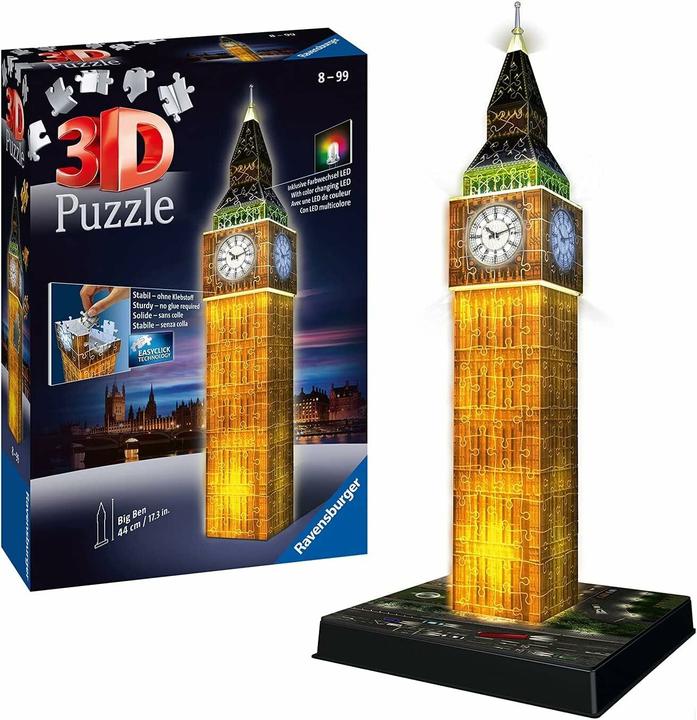 Actual product image Ravensburger Ben 3D Night Edition (216 pieces)