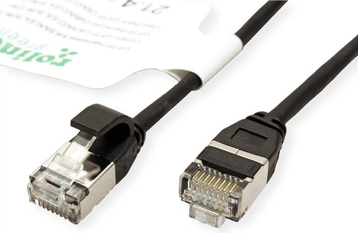 Produktbild Roline U/FTP Patchkabel Kat.6A (Class EA), LSOH, slim (U/FTP, CAT6a, 0.15 m)