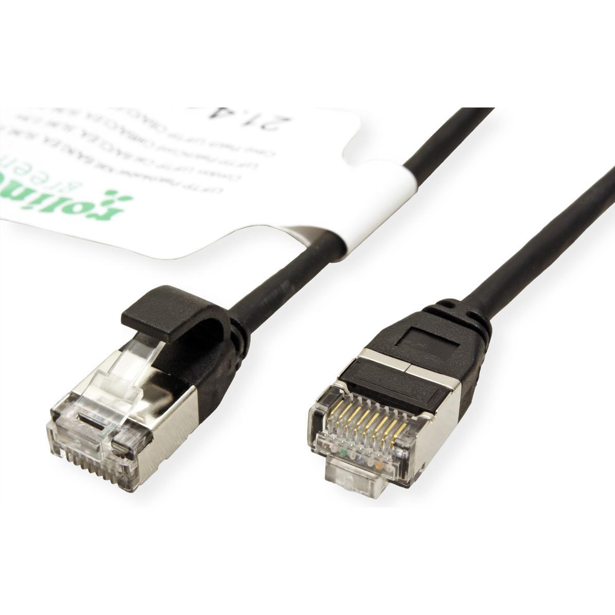 Thumbnail - Roline U/FTP Patchkabel Kat.6A (Class EA), LSOH, slim (FTP, CAT6a, 0.50 m), Netzwerkkabel