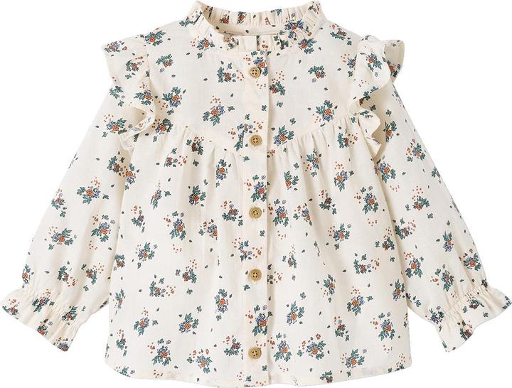Actual product image Vertbaudet Baby blouse with flounces (86)