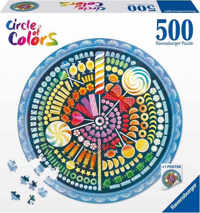 Produktbild Ravensburger Circle of Colors Candy (500 Teile)