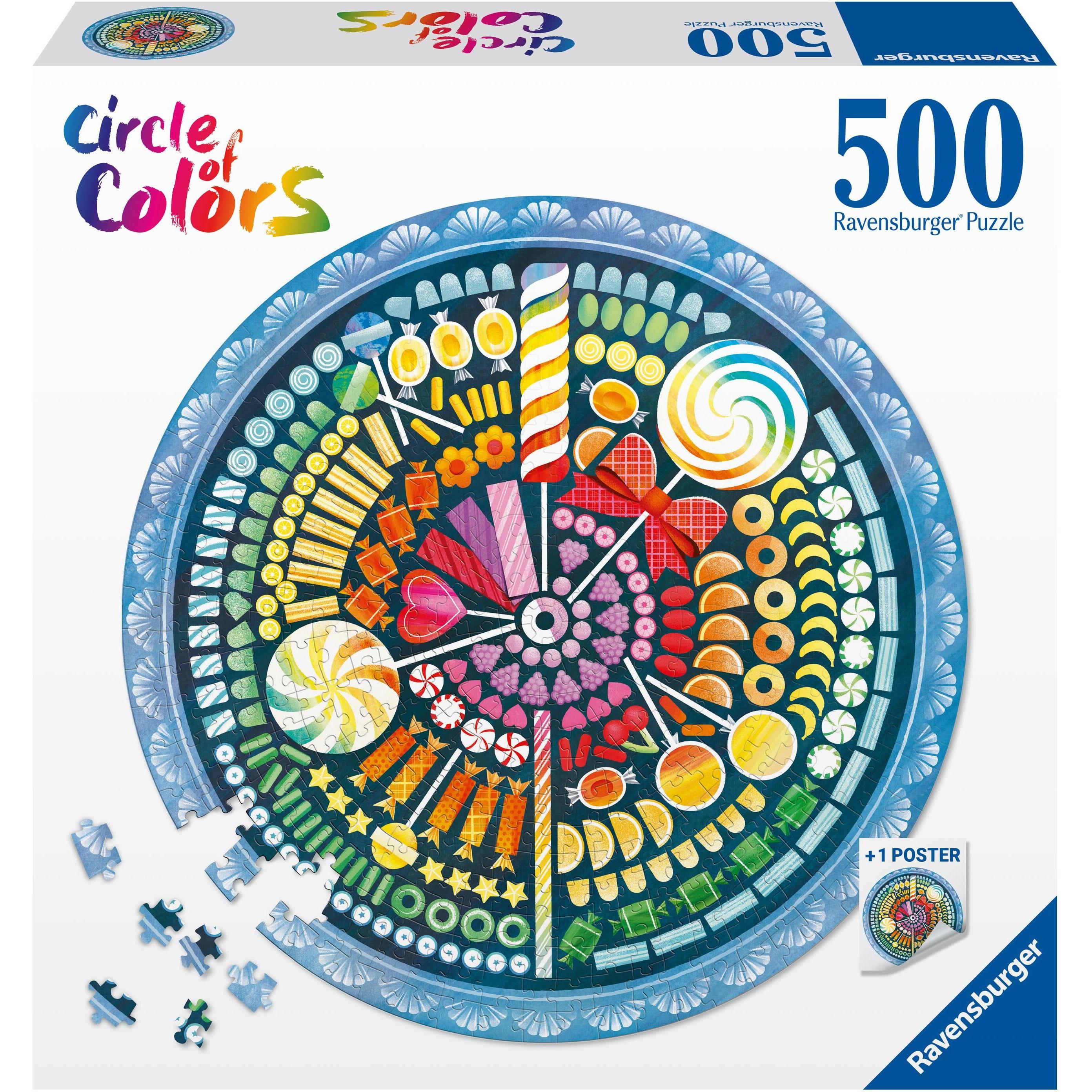 Ravensburger Circle of Colors Candy (500 Teile)