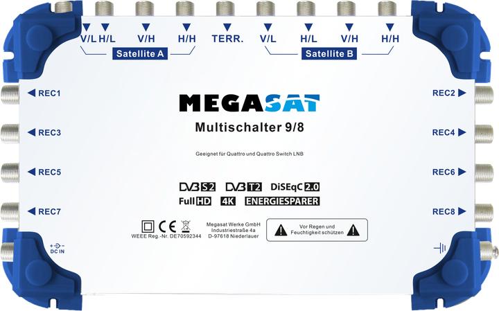 Megasat Multiswitch 9/8 (Multischalter)
