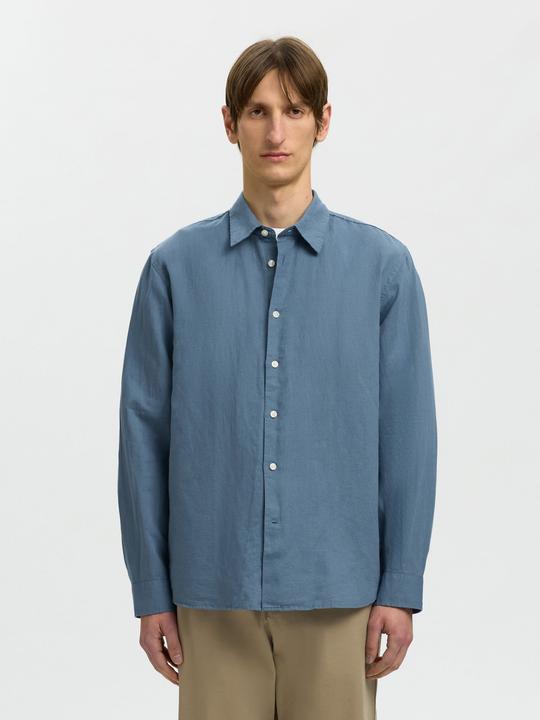 Immagine prodotto Selected Regular Fit Bluse aus Leinengemisch (L)