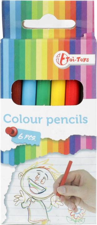 Toi-Toys Buntstifte (Mehrfarbig, 6 x)