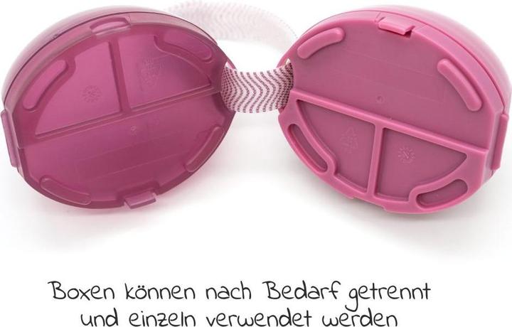 Produktbild MiaMia Schnullerboxen Schnullerbox Duo - Beere