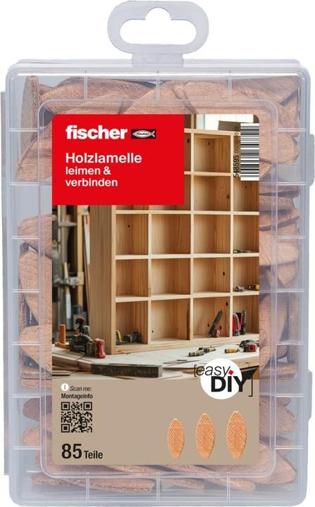 Actual product image Fischer EasyDIY Box flat dowels (85 pcs.)