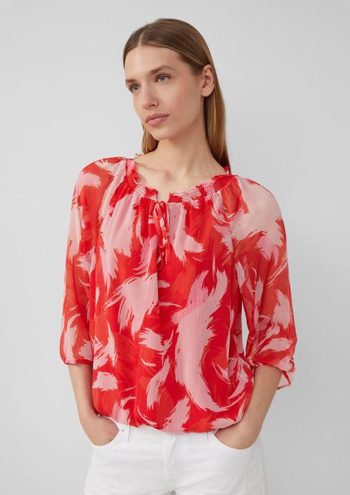 Immagine prodotto s.Oliver Bluse Bluse mit Raff-Details im Relaxed Fit (44)