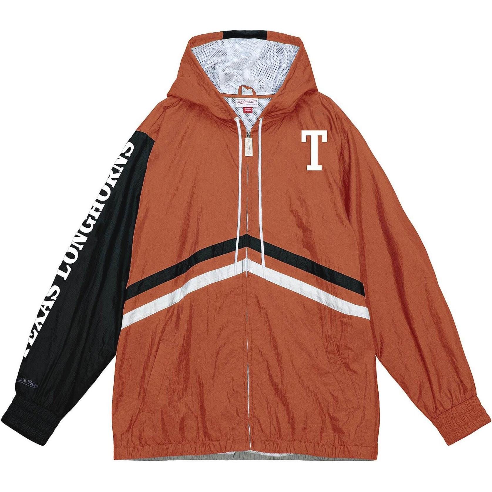 Mitchell & Ness, Damen, Jacke, Windbreaker Jacke - University of Texas - M (M), Braun, M