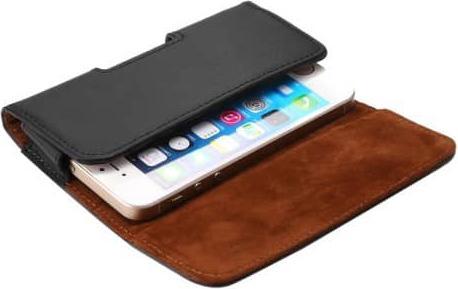 Produktbild Ueli Express Universal Echtleder Gürtel Etui Schwarz S (Apple iPhone 5, Apple iPhone 5s)