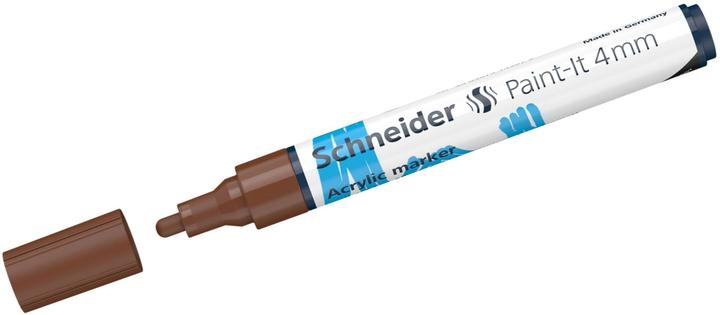 Actual product image Schneider Acrylic marker Paint-It 320 4mm brown (Brown, 4 mm, 1 x)