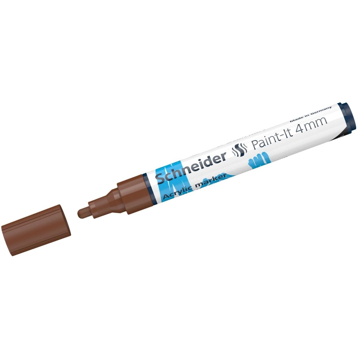 Schneider, Marker, Acrylmarker Paint-It 320 4mm braun (Braun, 4 mm, 1 x)