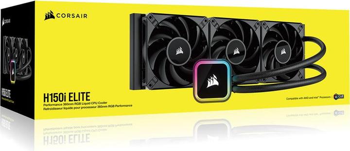 Actual product image Corsair WAK Cooling Hydro H150i iCUE Elite