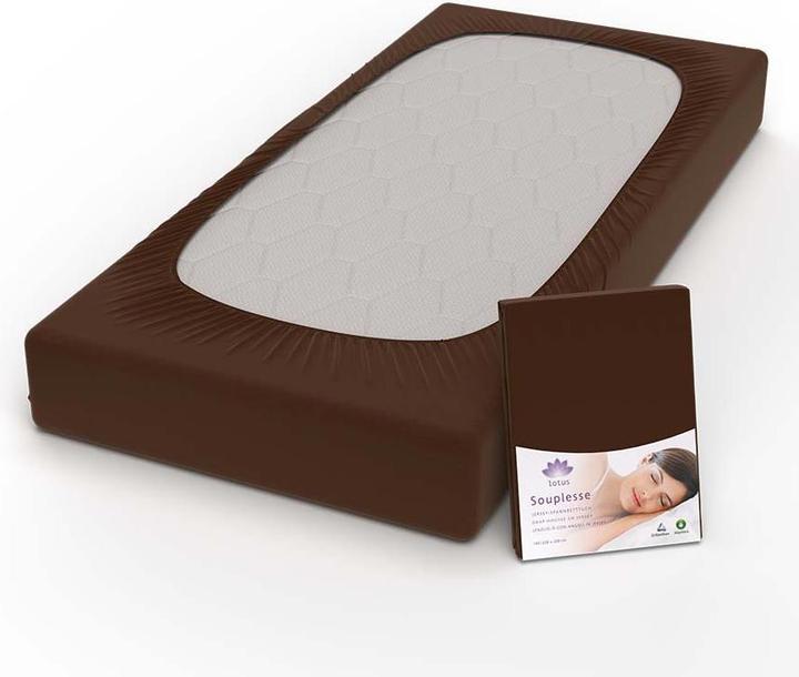 Actual product image Lotus Bettwaren Jersey fitted sheet Souplesse (200 x 220 cm)