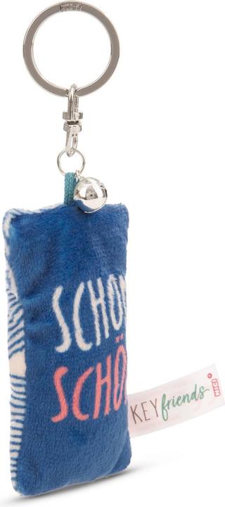 Immagine prodotto Magni NICI Schlüsselanhänger Mini Plüschkissen Schon schön mit Glöckchen 8cm
