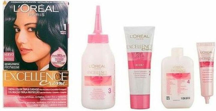 Produktbild L'Oréal Paris EXCELLENCE Creme tinte #1 negro (Schwarz)