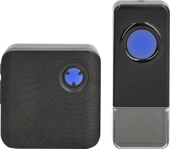 Nedis Wireless doorbell set | Mains power supply | 100 - 240 V AC 50/60 Hz | 1x 23A 12V | Loud speaker (Funk, Radio 433 MHz, Wireless)