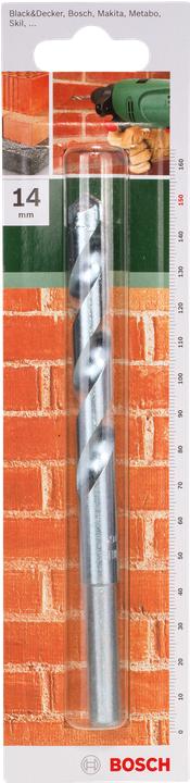 Actual product image Bosch Zubehör Masonry drill bit according to ISO 5468 D= 14.0 mm L= 150 mm (10 mm)
