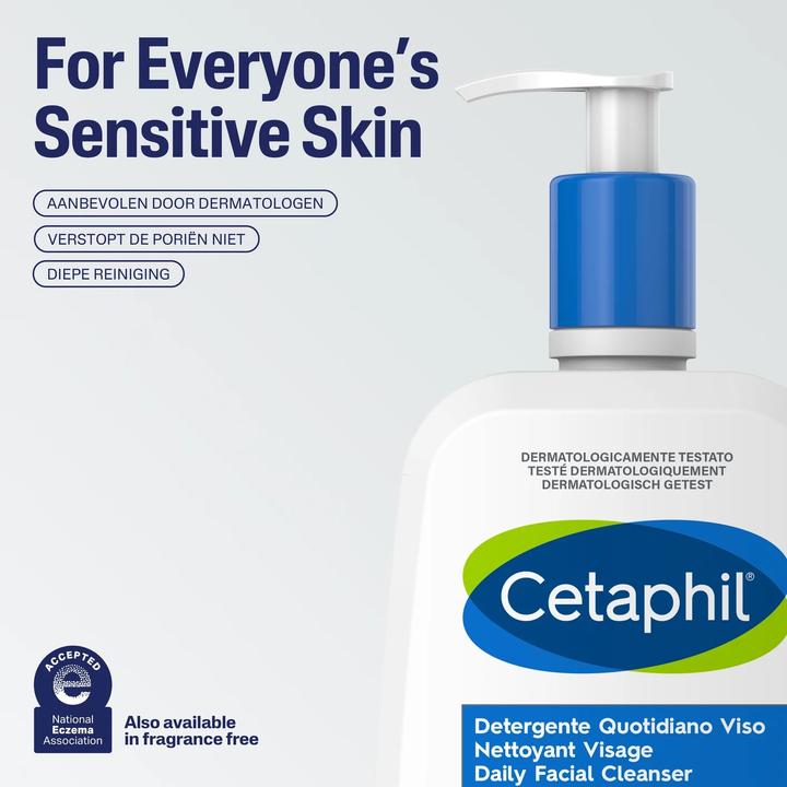 Image du produit Cetaphil Daily Facial Cleanser 473ml (Lingettes nettoyantes pour le visage)