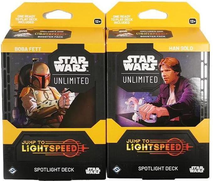 Produktbild Asmodée Star Wars: Unlimited - Spotlight-Deck Bundle Han Solo and Boba Fett (English) (Englisch, 2 Spieler)