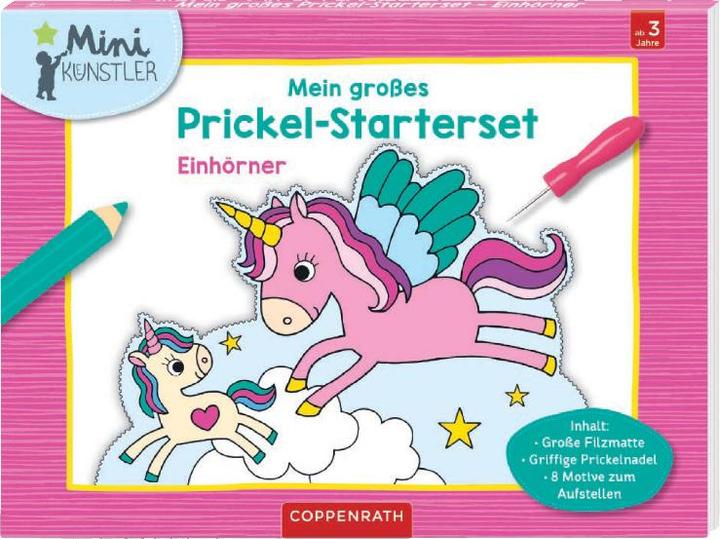 Immagine prodotto Mein Prickel-Starterset: Einhörner (Tedesco, Angeli Anita, 2024)