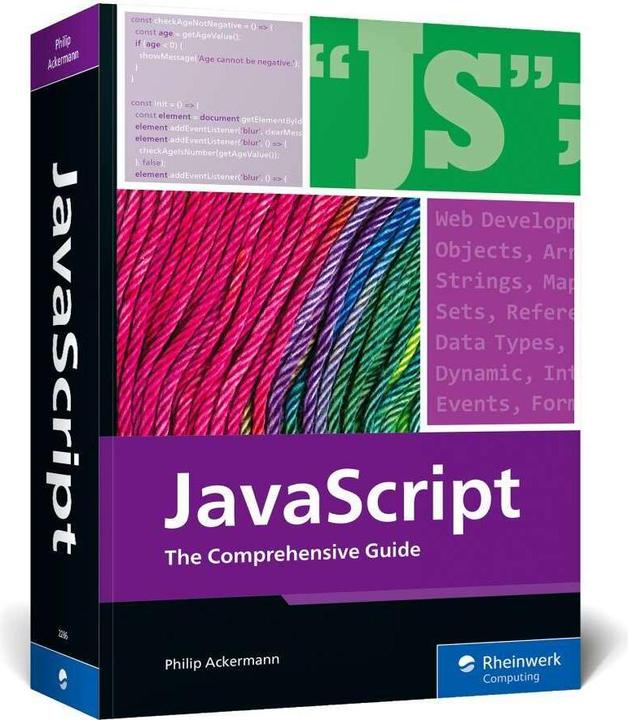 Produktbild JavaScript (Englisch, Philip Ackermann, 2023)