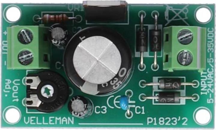 Actual product image Whadda 1A Power supply module