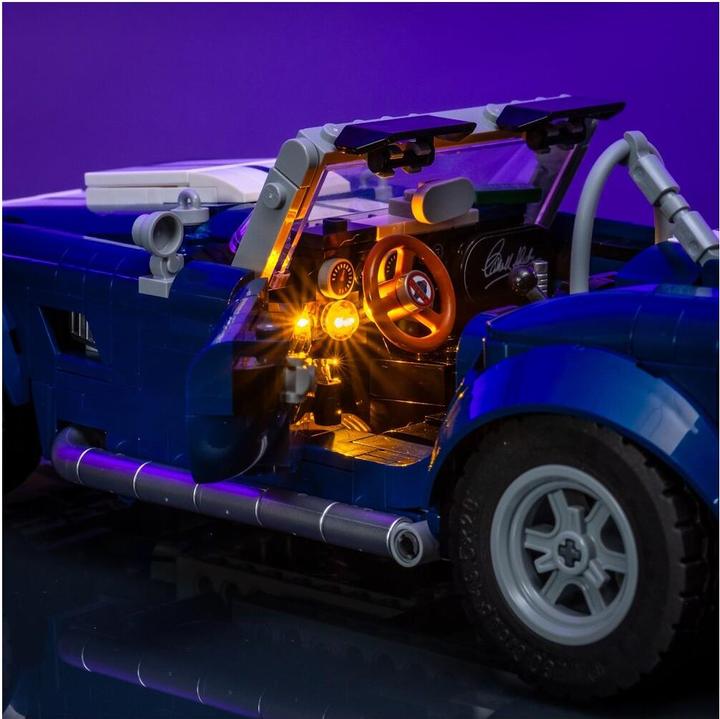 Actual product image Light my bricks LMB 2.0 LEGO® 10357# Shelby Cobra 427 S/C Light Kit