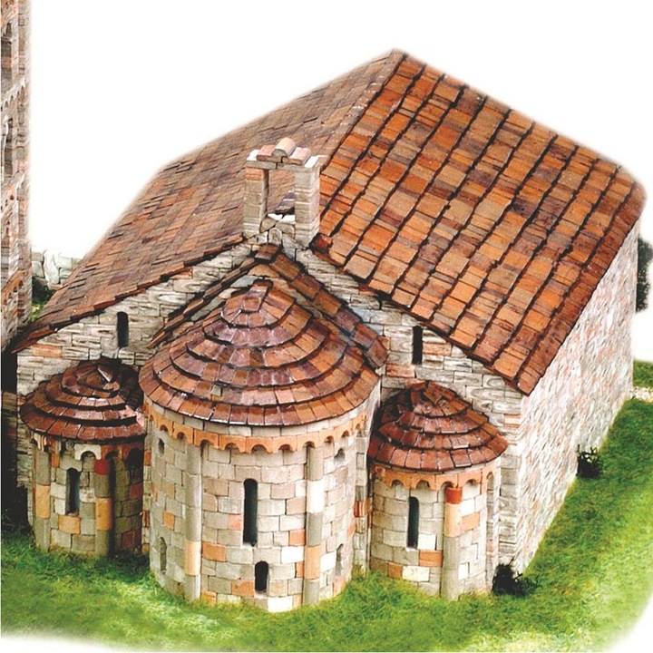 Produktbild Block Cuit. 3D Keramik-Modelbausatz -Kirche San Climent de Taüll (33 x 32 x 39 cm)